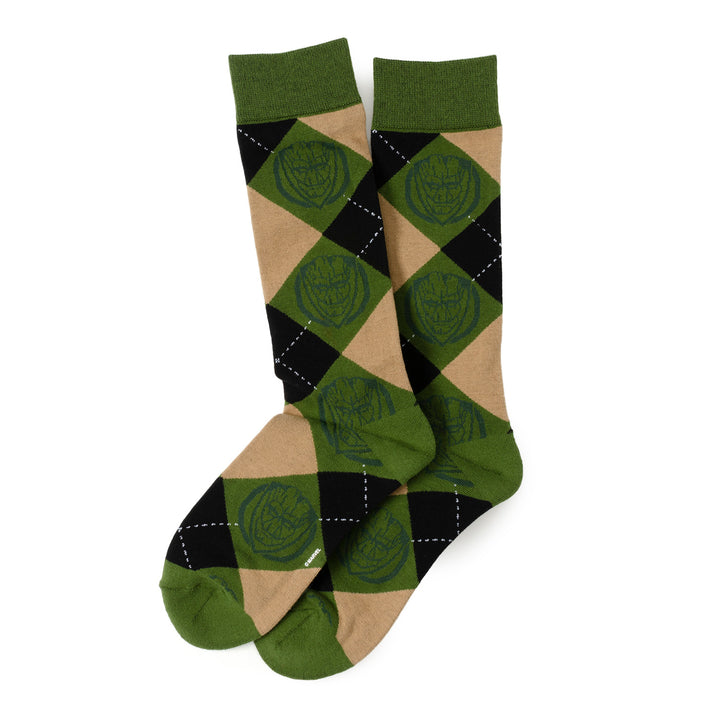 Groot Argyle Green Men's Socks Image 2