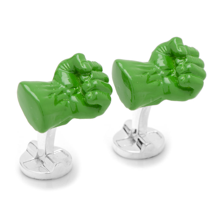 3D Hulk Fist Cufflinks Image 2