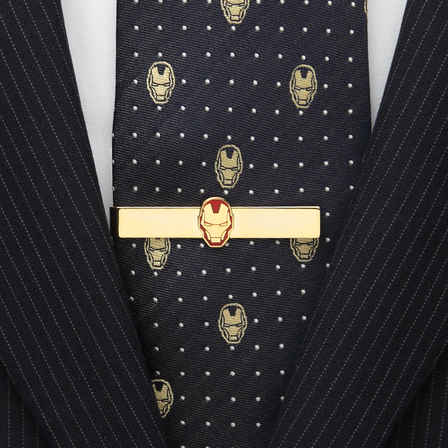 Marvel Gold Plated Iron Man Tie Bar Image 7