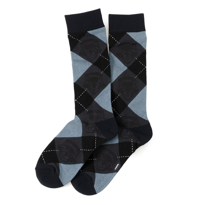 Rocket Argyle Blue Men's Socks Image 2