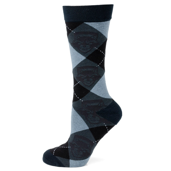 Rocket Argyle Blue Men's Socks Image 1