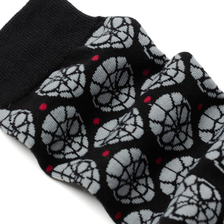 Spider-Man Dot Gray and Black Socks Image 4