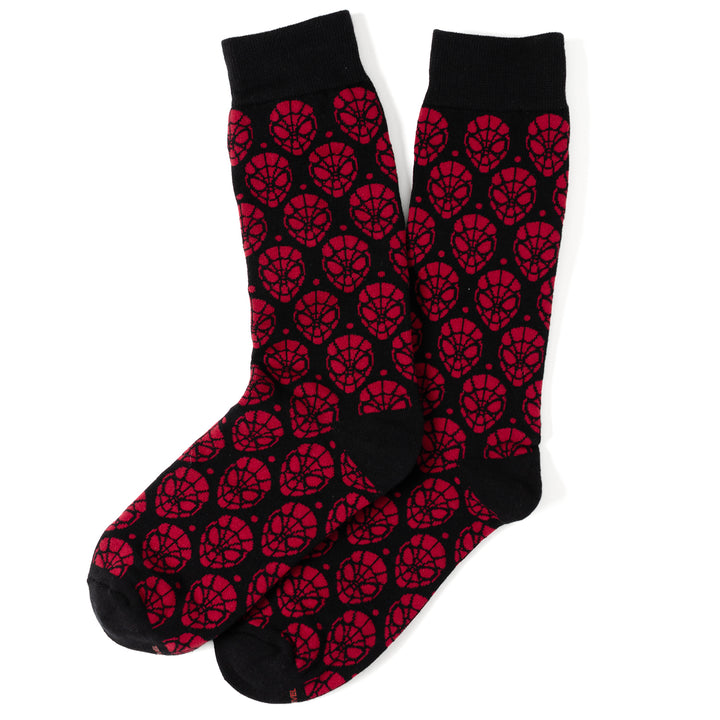 Spider-Man Dot Red and Black Sock Image 2
