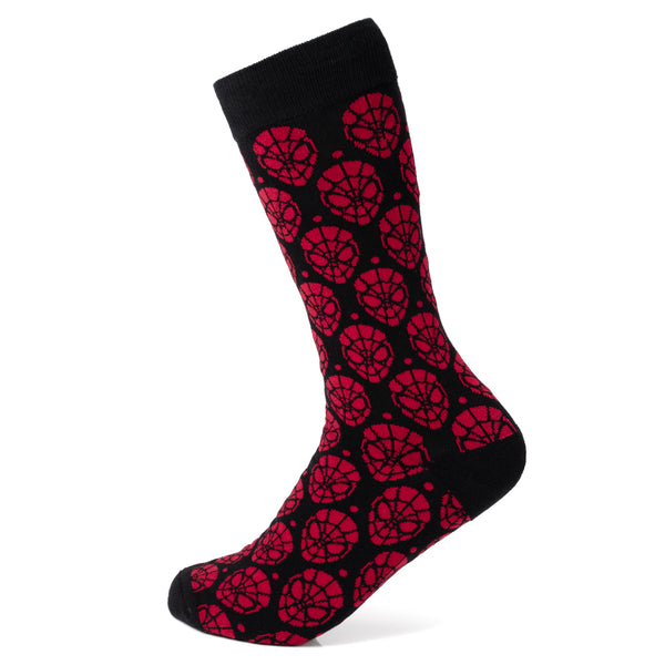 Spider-Man Dot Red and Black Sock Image 1