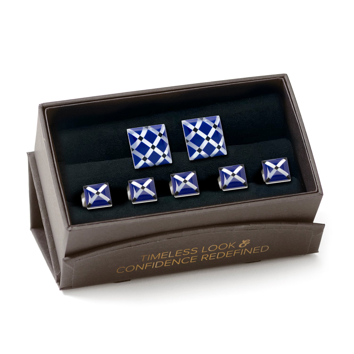 Mother of Pearl Diamond 5-Stud Set Image 7