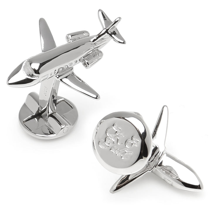 Sterling Private Jet Cufflinks Image 2