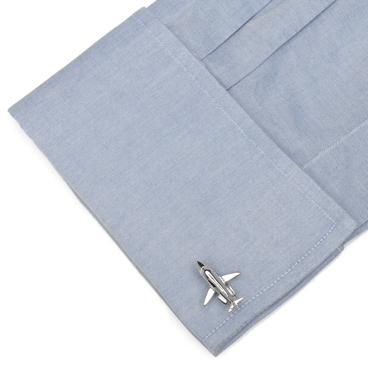 Sterling Private Jet Cufflinks Image 3