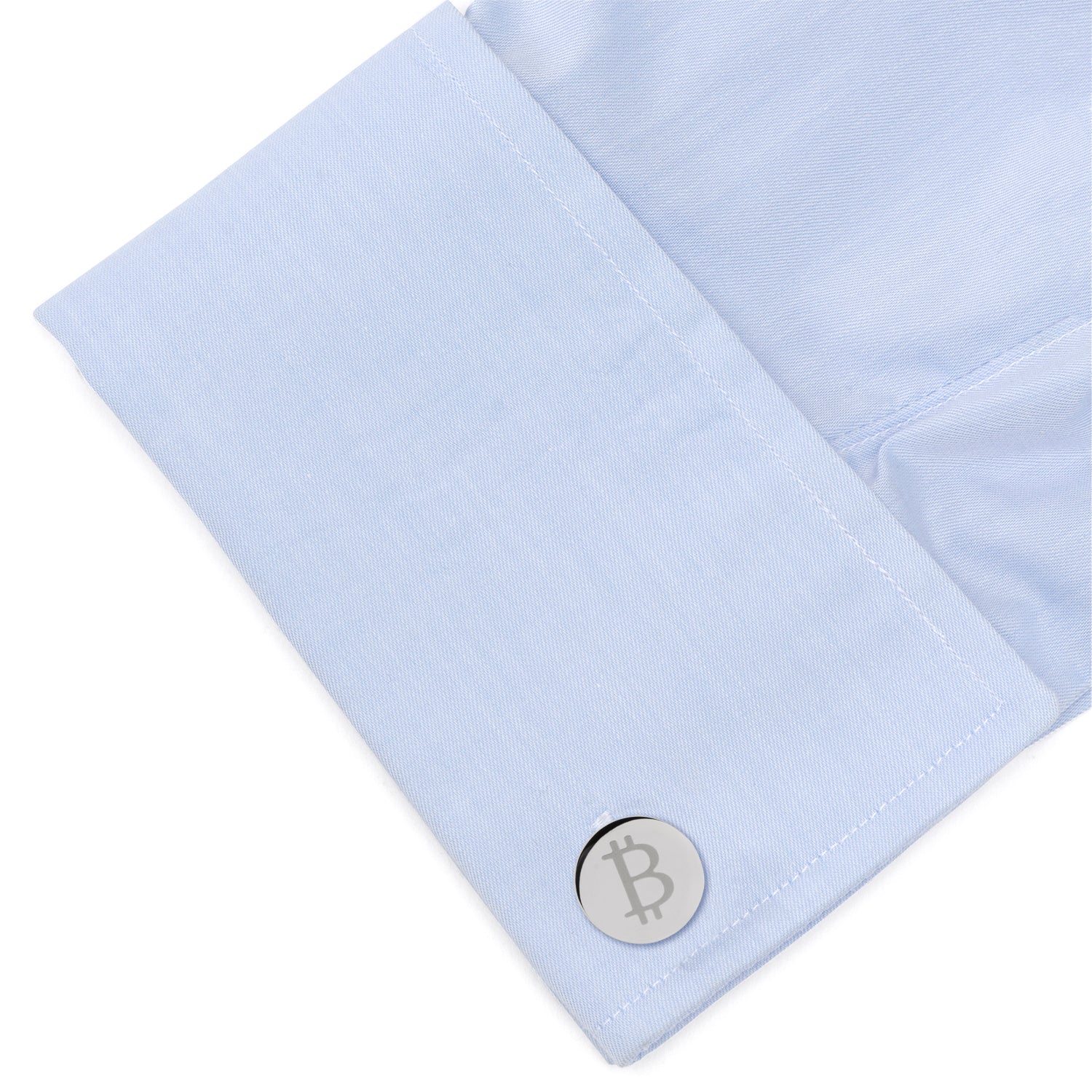 Whether you're a miner, a day-trader, or a HODLer who loves to stay the course, now's the time to show off your belief in a cryptocurrency future with our Crypto Cufflinks. Customize these round stainless steel cufflinks with the engraved logo of your favorite cryptocurrency. Our cufflinks will stand up to wear and maintain its sleek, shiny look thanks to being crafted from durable stainless steel. Image 3