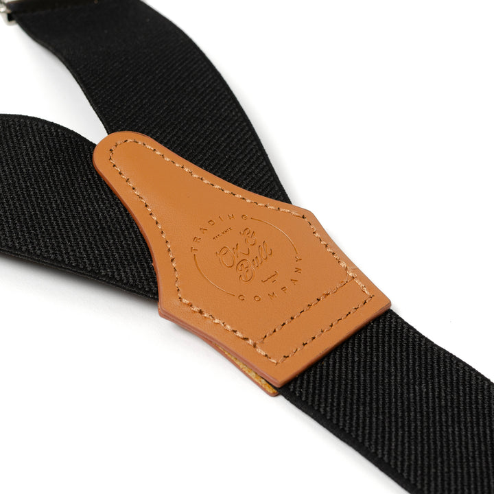 Black Clip/Button Suspenders Image 6