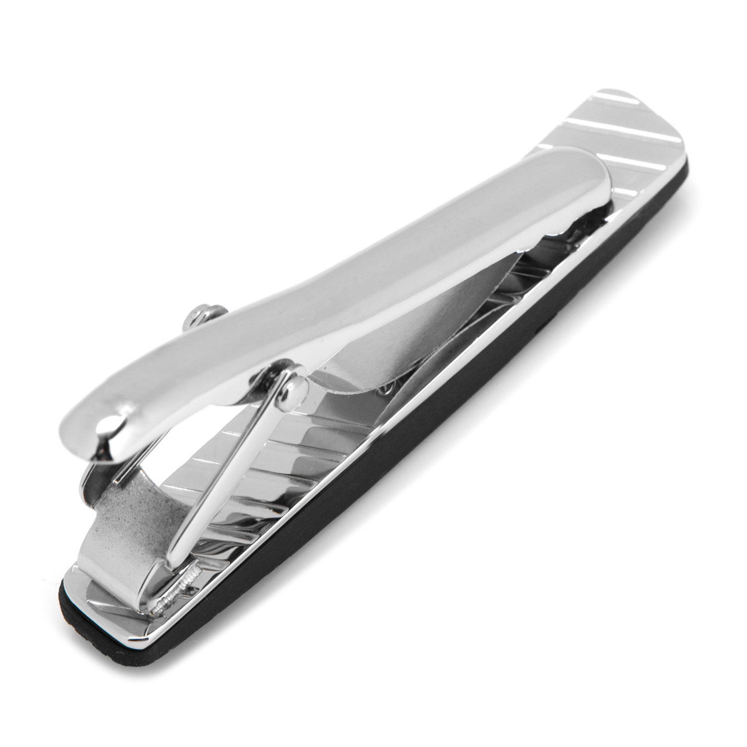Stainless Steel Carbon Fiber Tire Tread Tie Clip Image 3