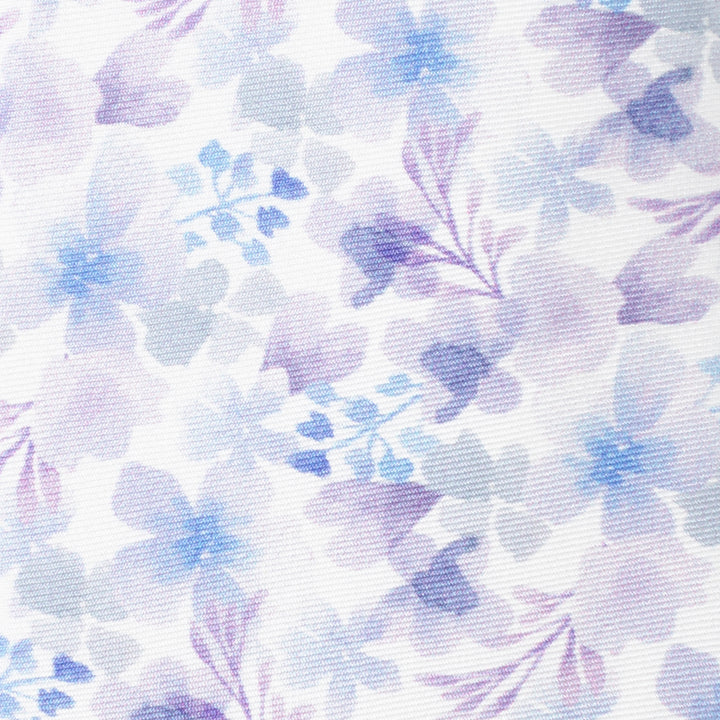 Watercolor Lavender Mix Print Silk Men's Tie Image 4