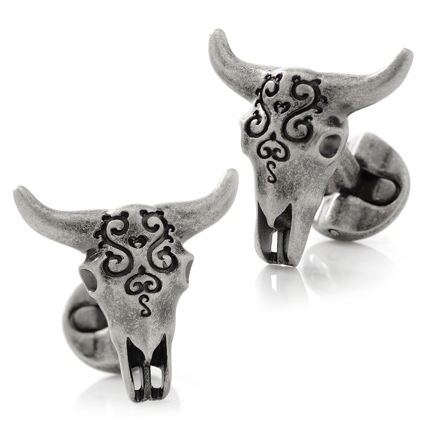 Silver Skull hot Cufflinks. Hallmarked Silver Skull Cufflinks