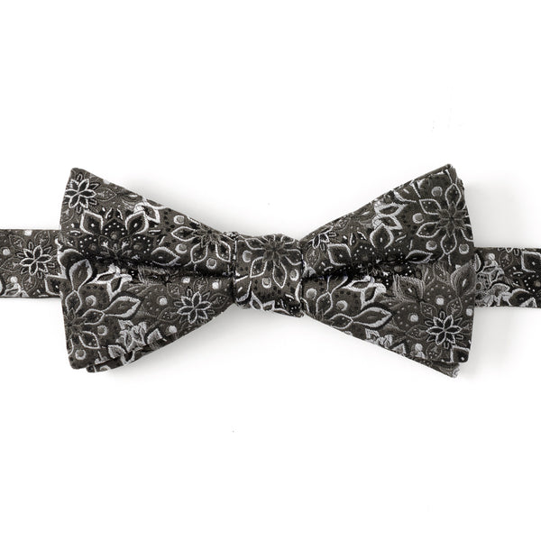 Kaleido Floral Charcoal Men's Bow Tie Image 1
