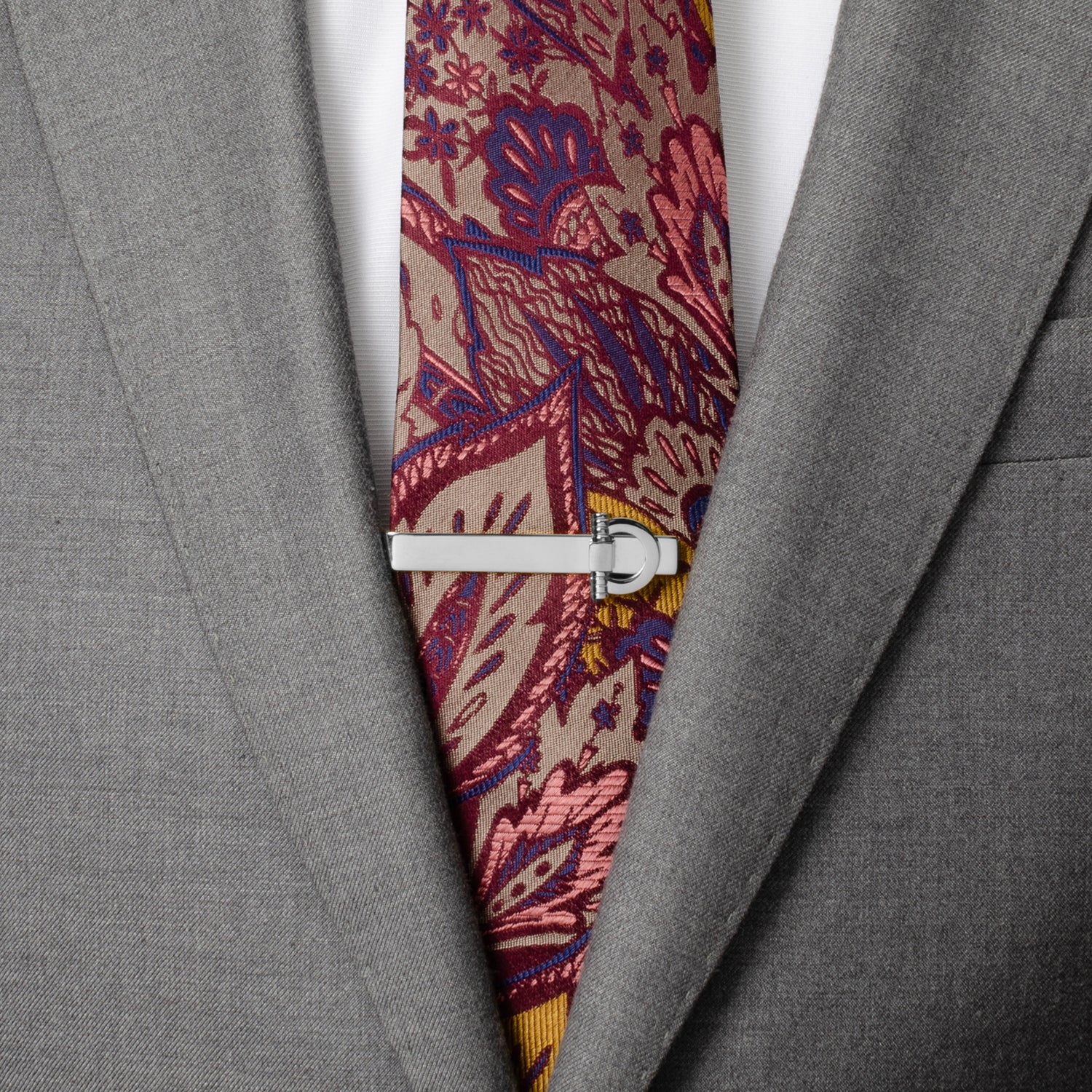 Horse Bit Stainless Steel Tie Bar Image 2