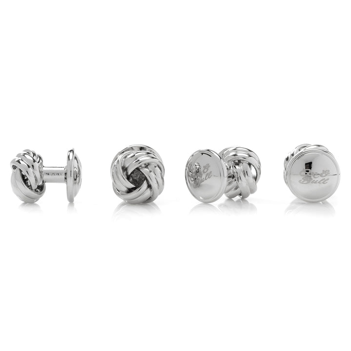 Silver Knot Studs Only Image 3
