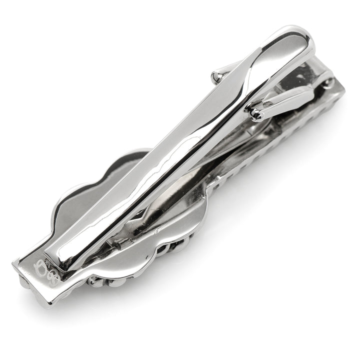 Silver Knot Rope Tie Clip Image 3