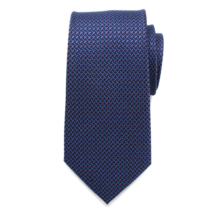 The Mitchell Tie (Iridescent Basketweave Men's Tie) Image 3