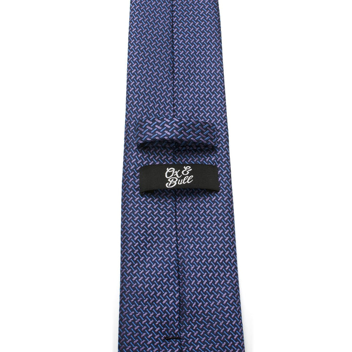 The Mitchell Tie (Iridescent Basketweave Men's Tie) Image 4