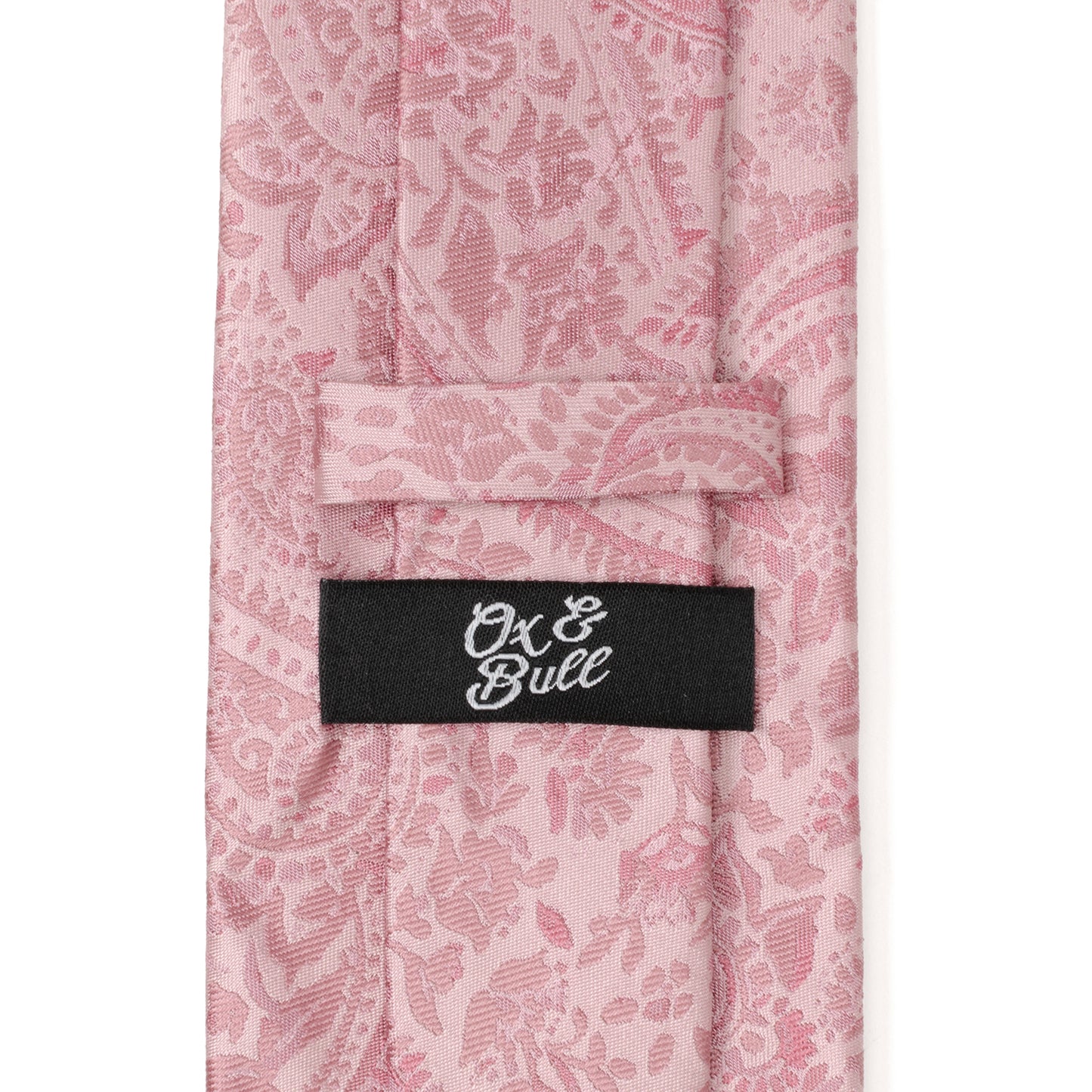Blush Paisley Men's Tie Image 5