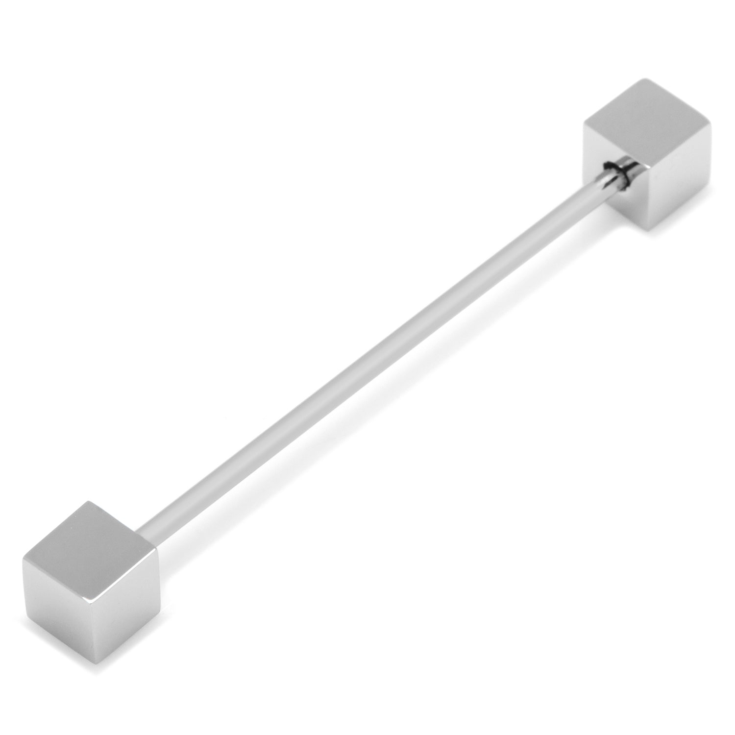 Stainless Steel Square Eyelet Collar Bar Image 1