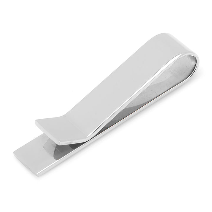 Short Stainless Steel Engravable Tie Bar Image 3