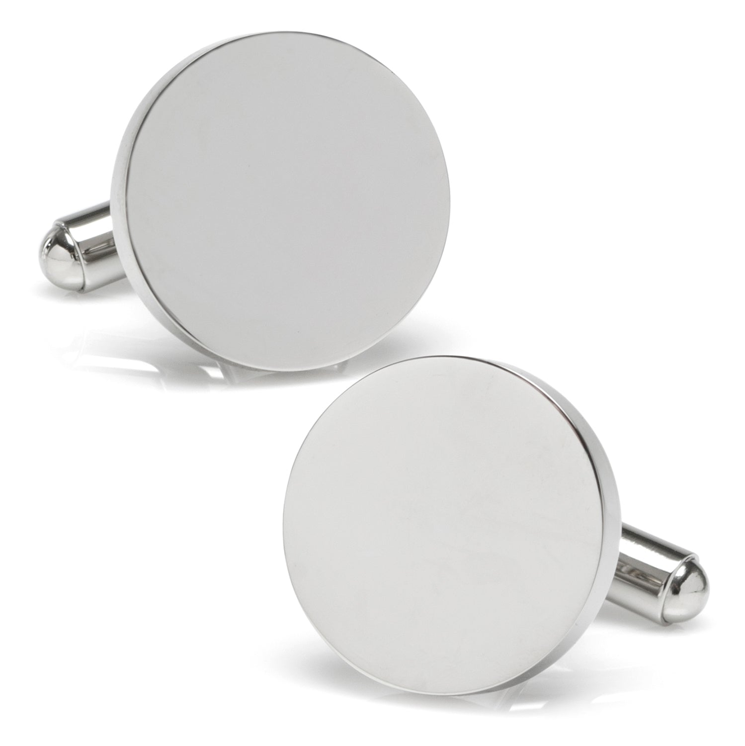 Stainless Steel Engravable Bar Necklace and Cufflinks Gift Set Image 5