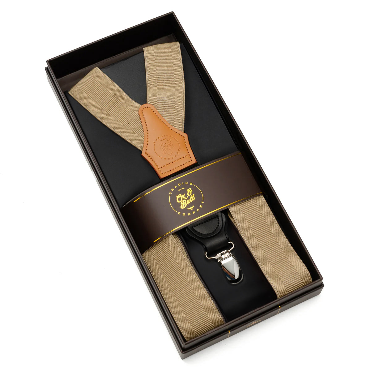 Tan Convertible Suspenders Image 2