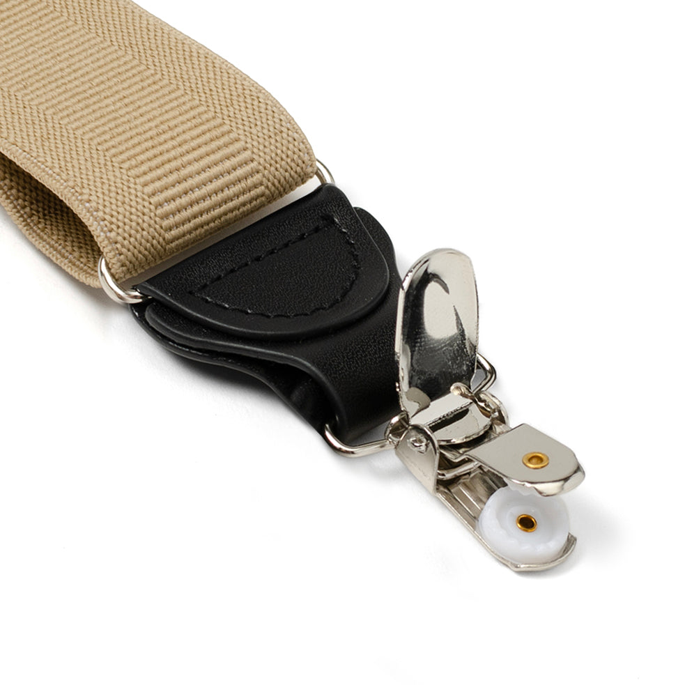 Tan Convertible Suspenders Image 3