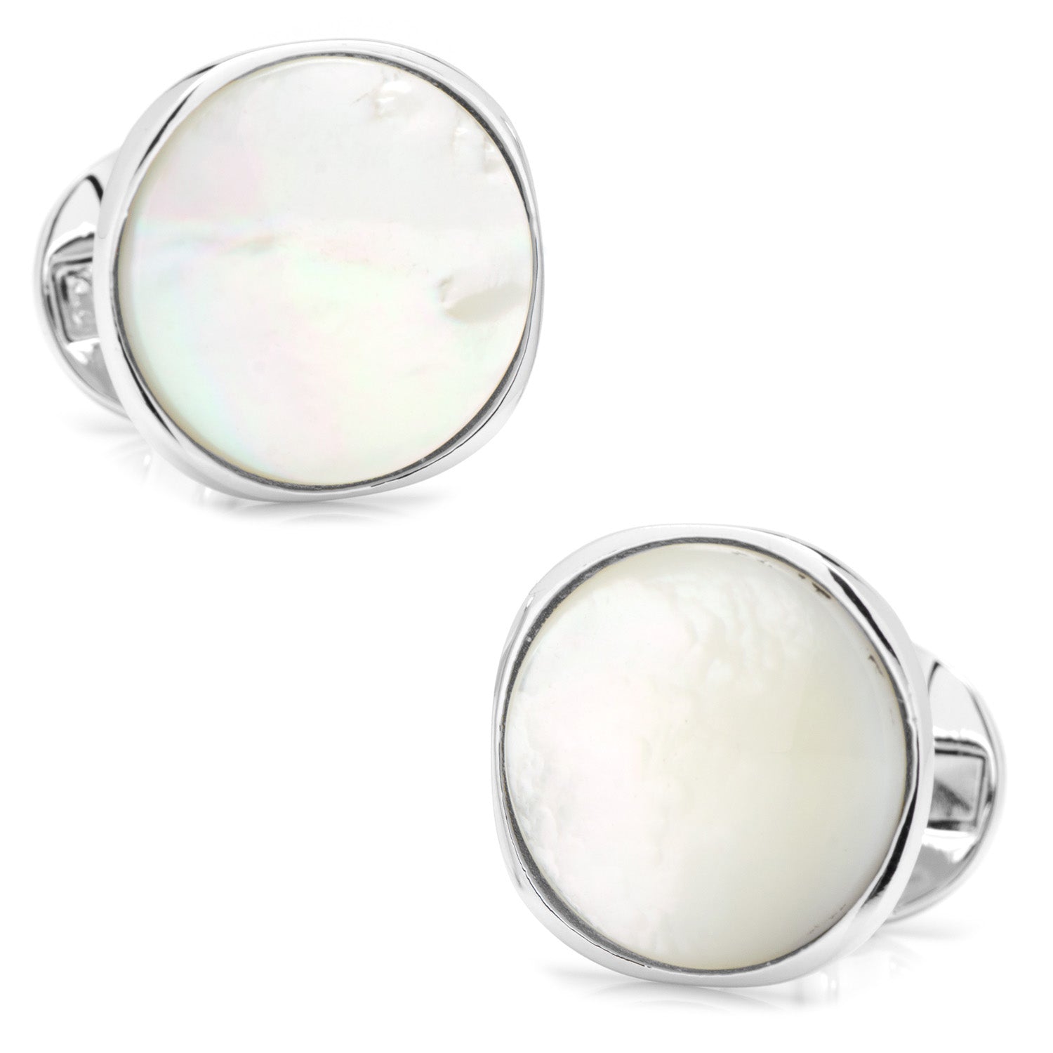 Sterling Silver Classic Formal Mother of Pearl 5-Stud Set Image 4