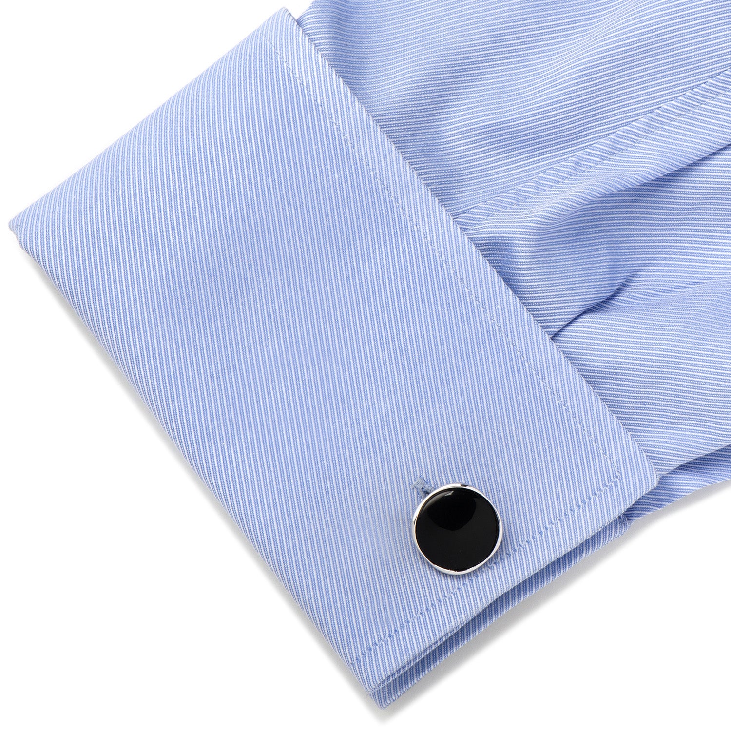 Ensemble de 5 clous d'oreilles classiques en argent sterling avec onyx