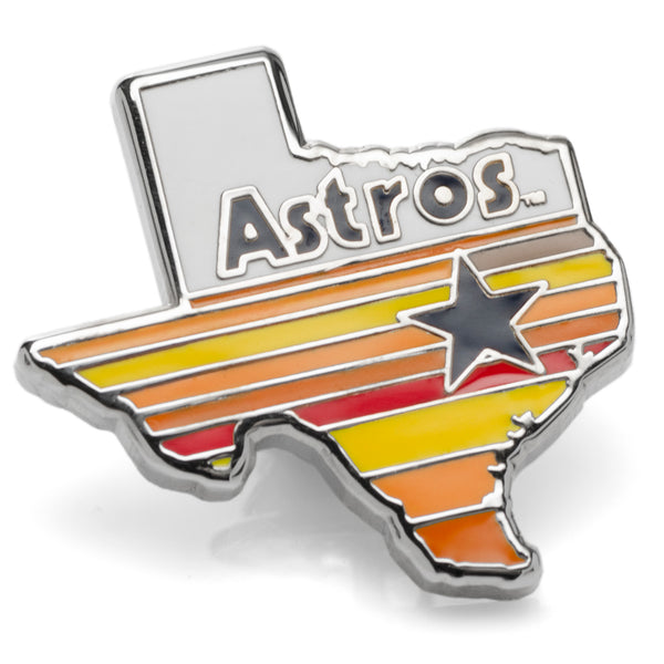 Houston Astros Tequila Sunrise Lapel Pin Image 1