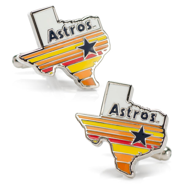 Houston Astros Tequila Sunrise Cufflinks Image 1