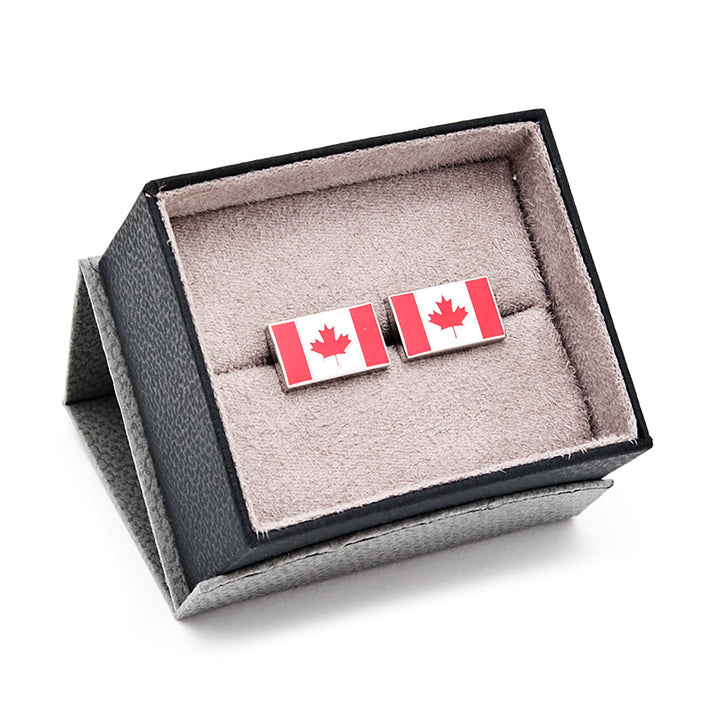 Canadian Flag Cufflinks Image 3