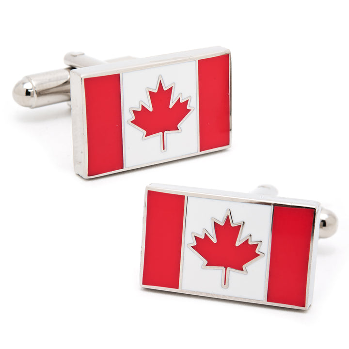 Canadian Flag Cufflinks Image 1