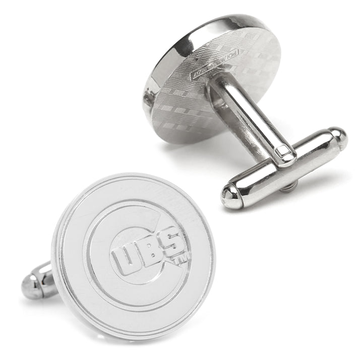 Silver Edition Cubs Cufflinks Image 2