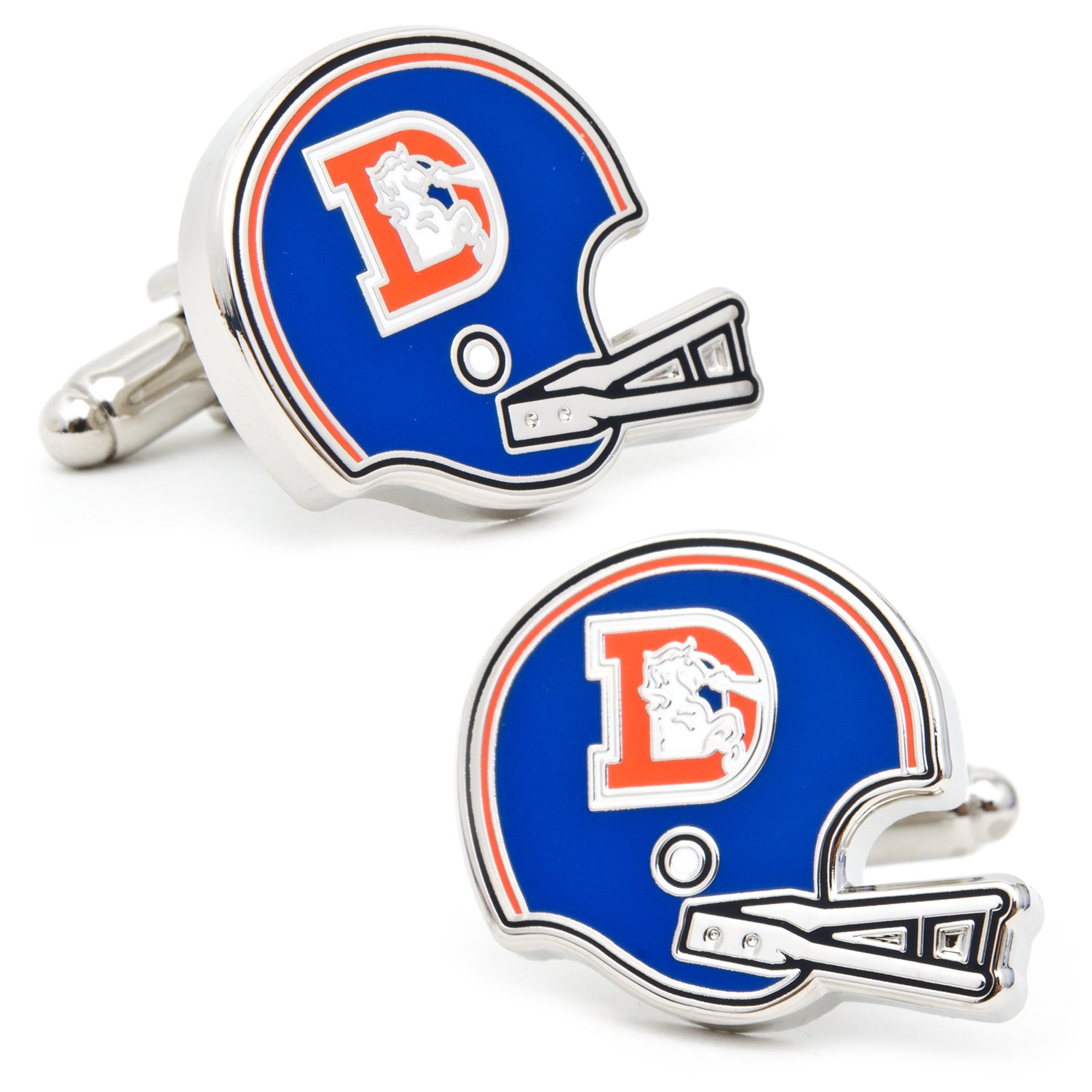 Retro Denver Broncos Cufflinks Image 1