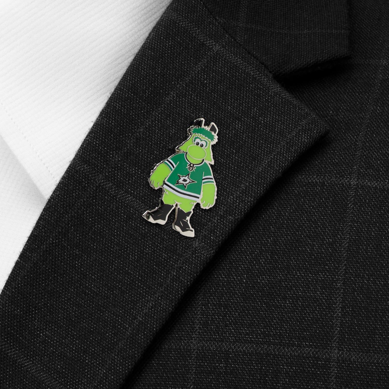 Dallas Stars Mascot Lapel Pin Image 2