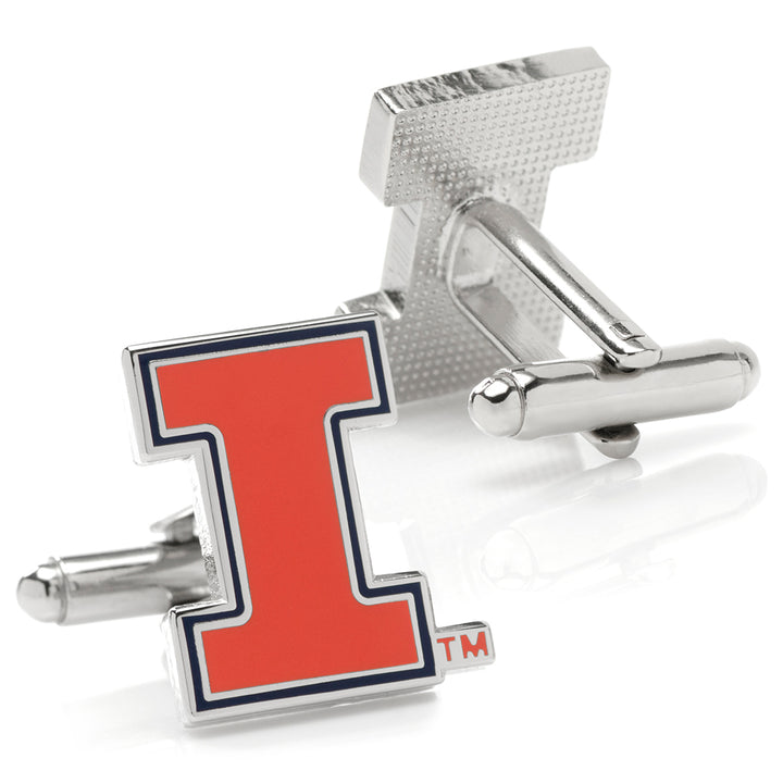 University of Illinois Fighting Illini Cufflinks and Tie Bar Gift Set Image 5