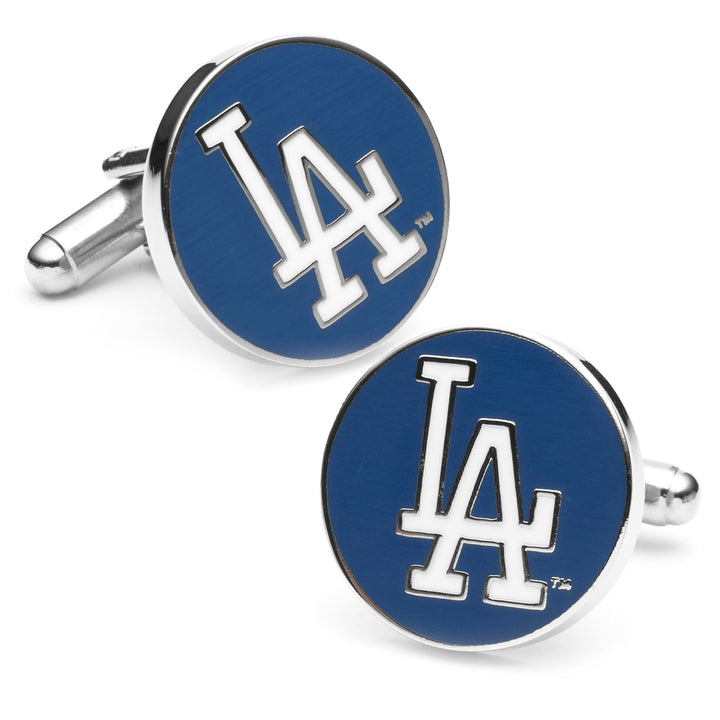 LA Dodgers Cufflinks and Tie Bar Gift Set Image 3