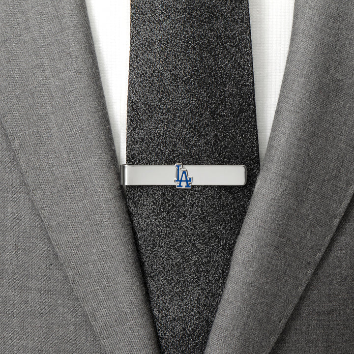 LA Dodgers Cufflinks and Tie Bar Gift Set Image 8