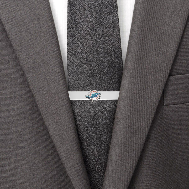 Miami Dolphins Cufflinks and Tie Bar Gift Set Image 9