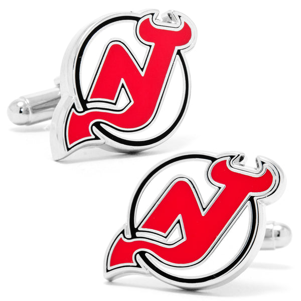 New Jersey Devils Cufflinks Image 1
