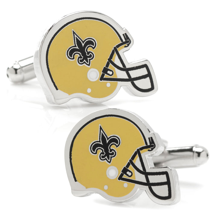 Retro New Orleans Saints Helmet Cufflinks Image 1