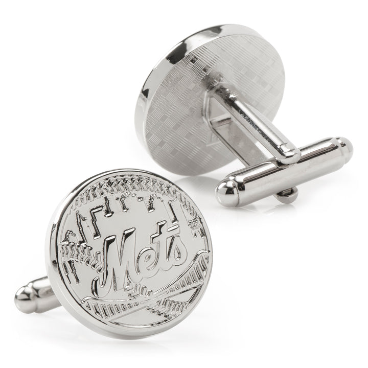 Silver Edition NY Mets Cufflinks Image 2
