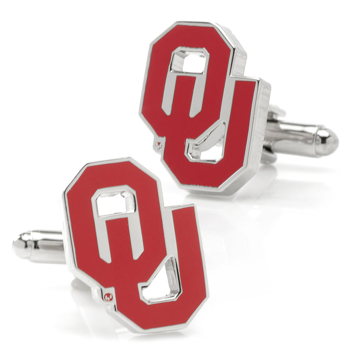 University of Oklahoma Cufflinks and Tie Bar Gift Set Image 3
