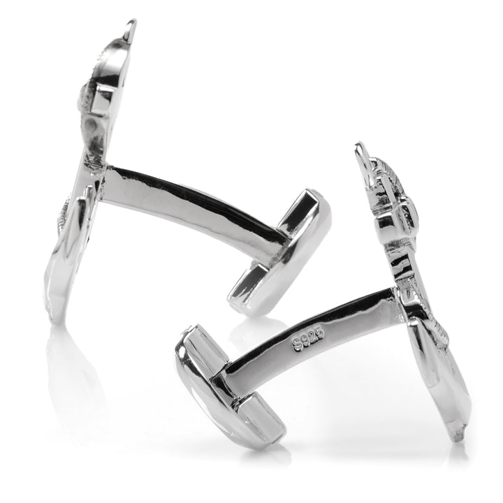 Silver Scales of Justice Cufflinks Image 6
