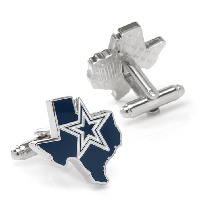 Dallas Cowboys State Shaped Cufflinks Image 2