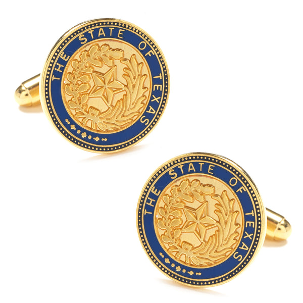 State of Texas Seal Cufflinks Image 1