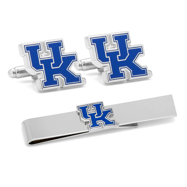 University of Kentucky Cufflinks and  Tie Bar Gift Set Image 1