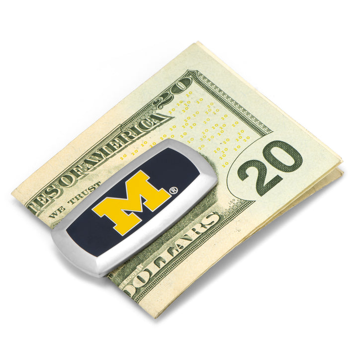 University of Michigan Wolverines Cushion Money Clip Image 3